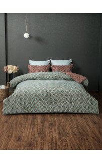 Марокко (тиффани красная охра) комплект Евро KAZANOV.A.