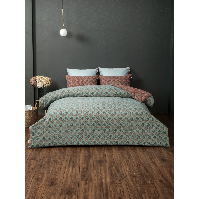 Марокко (тиффани красная охра) комплект Евро KAZANOV.A.