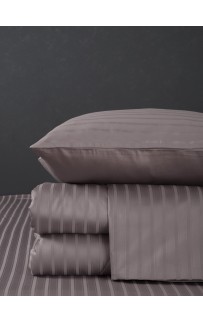 Stripe Le-Man (капучино орхидея) Egypt Cotton комплект Евро KAZANOV.A.