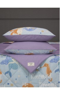 Ариэль (лазурный орхидея) Cotton комплект Полутороспальный KAZANOV.A.