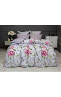 Комплект постельного белья Зарина (пыльная роза) Семейный KAZANOV.A