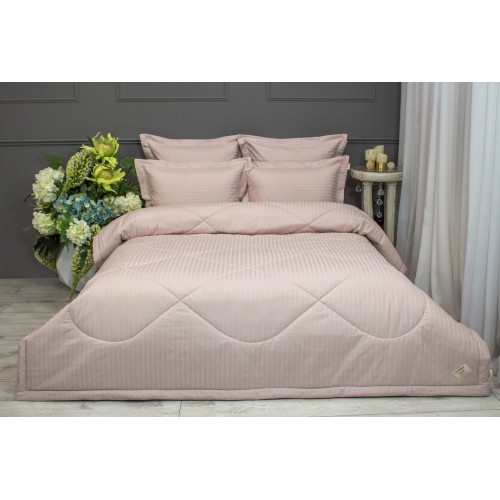 Hotel (пудра платина) Cotton комплект Евро KAZANOV.A.