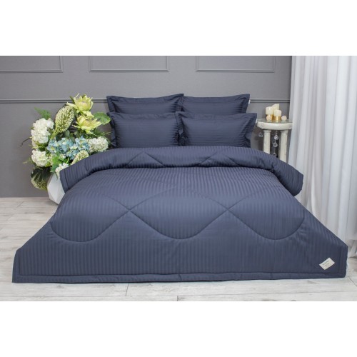 Hotel (индиго платина) Cotton комплект Евро KAZANOV.A.