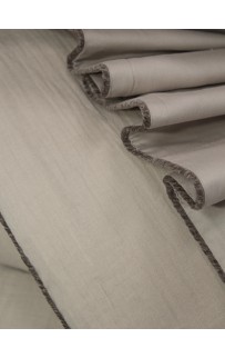 Muslin & Satin Solid color (латте) комплект Евро KAZANOV.A.