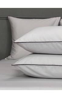 Muslin & Satin Solid color (графит сапфир) комплект Евро KAZANOV.A.
