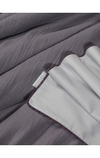 Muslin & Satin Solid color (графит сапфир) комплект Евро KAZANOV.A.