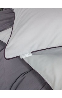 Muslin & Satin Solid color (графит сапфир) комплект Евро KAZANOV.A.