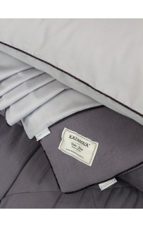 Muslin & Satin Solid color (графит сапфир) комплект Евро KAZANOV.A.