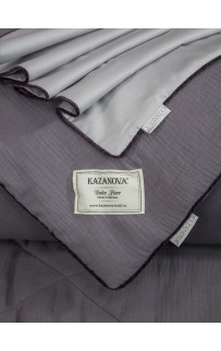 Muslin & Satin Solid color (графит сапфир) комплект Евро KAZANOV.A.