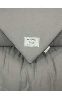 Комплект с одеялом Muslin & Satin Solid color (платина беж) комплект Евро KAZANOV.A