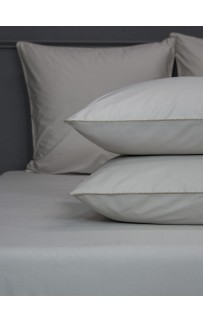 Комплект с одеялом Muslin & Satin Solid color (пыльно бежевый) комплект Евро KAZANOV.A