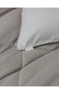 Комплект с одеялом Muslin & Satin Solid color (пыльно бежевый) комплект Евро KAZANOV.A