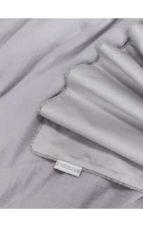 Комплект с одеялом Muslin & Satin Solid color (лаванда жемчуг) комплект Евро KAZANOV.A