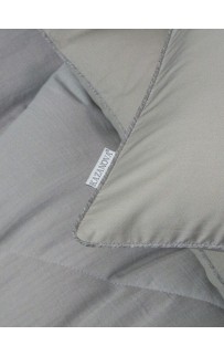 Комплект с одеялом Muslin & Satin Solid color (серебрети беж) комплект Евро KAZANOV.A