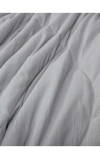 Комплект с одеялом Muslin & Satin Solid color (серебрети беж) комплект Евро KAZANOV.A
