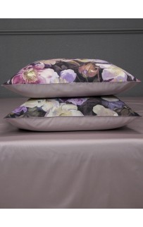 Комплект постельного белья Монро (пыльная роза бургунди) Евро KAZANOV.A