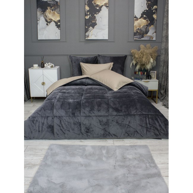 Sheffild Premium (графит песочный) АВС Cotton комплект Евро KAZANOV.A.