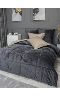 Sheffild Premium (графит песочный) АВС Cotton комплект Евро KAZANOV.A.