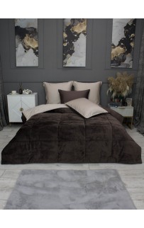 Sheffild Premium (брауни крем) АВС Cotton комплект Евро KAZANOV.A.