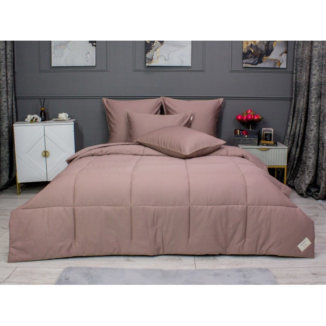 Шеффилд (пыльная роза) Cotton комплект Евро KAZANOV.A.