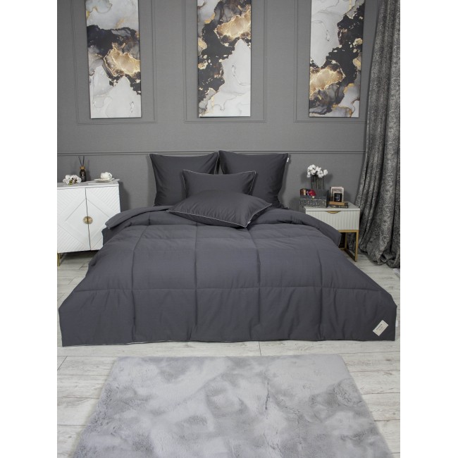 Шеффилд (мурена графит) Cotton комплект Евро KAZANOV.A.