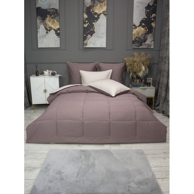 Шеффилд (капучино крем) Cotton комплект Евро KAZANOV.A.