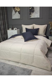 Шеффилд (графит айвори) Cotton комплект Евро KAZANOV.A.