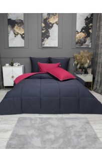 Шеффилд (графит амарант) Cotton комплект Евро KAZANOV.A.