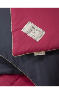 Шеффилд (графит амарант) Cotton комплект Евро KAZANOV.A.