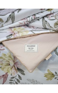 Комплект с одеялом Молли (жемчужно бежевый) Cotton KAZANOV.A. Евро