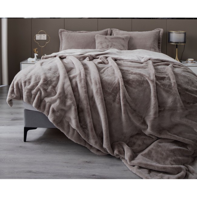 Покрывало декоративное Rabbit (капучино жемчуг) 220х240 KAZANOV.A