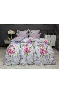 Комплект постельного белья Зарина (пыльная роза) Евро KAZANOV.A
