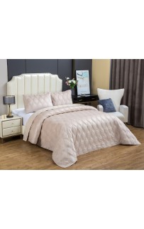 Стеганное покрывало Kendall (крем) 240х260см (1), 50х70см (2) KAZANOV.A.