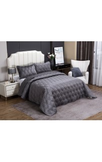 Стеганное покрывало Kendall (графит) 240х260см (1), 50х70см (2) KAZANOV.A.