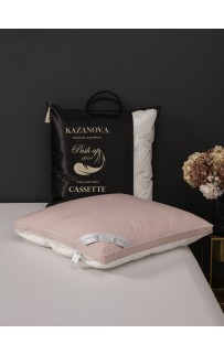 Подушка Cassette (жемчуг пудра) 70х70 KAZANOV.A.