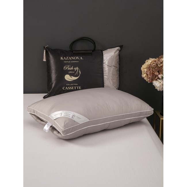 Подушка Cassette (пепельный графит) 50х70 KAZANOV.A.