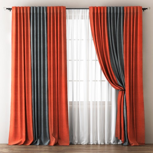 Комплект штор с подхватами "Кирстен" PASIONARIA