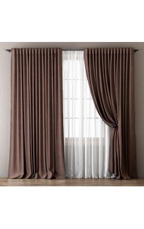 Комплект штор с подхватами "Омма" PASIONARIA