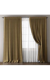 Комплект штор с подхватами "Омма" PASIONARIA Комплект штор с подхватами "Омма" PASIONARIA