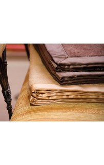 Плед шелковый с атласной лентой Primavelle 170х205 песочный