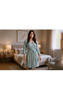 Халат-рубашка женский Primavelle Vera зеленый S/M