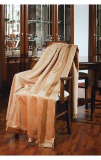 Плед шелковый с атласной лентой Primavelle 170х205 песочный