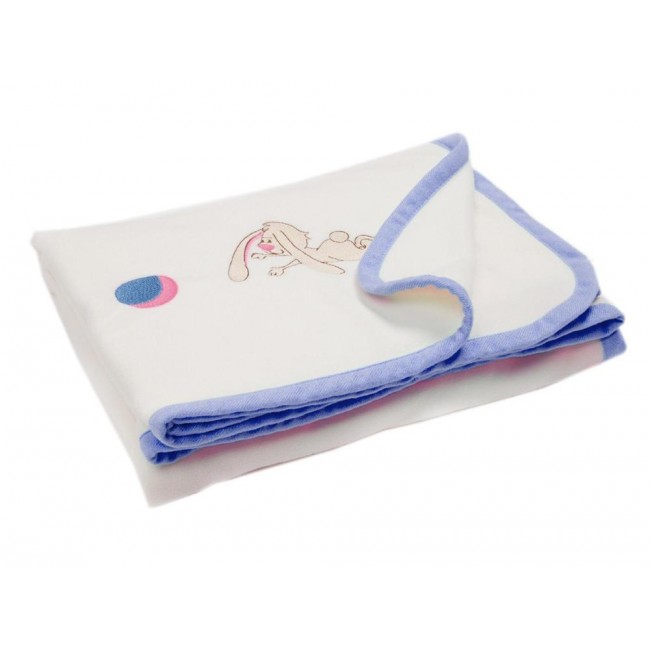 Флисовый плед с вышивкой Primavelle Lovely 100х80