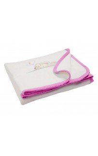 Флисовый плед с вышивкой Primavelle Lovely 100х80