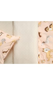 Собачки (розовый) КПБ детский Siberia