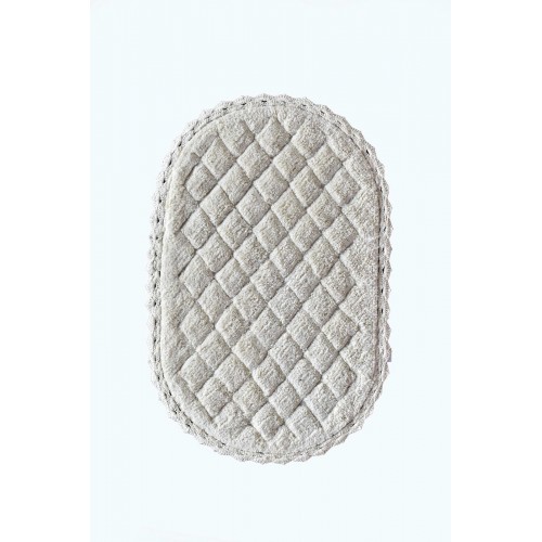 Florence (крем) набор ковриков для ванной кружевной 60х100 и 50х70 Sofi De MarkO