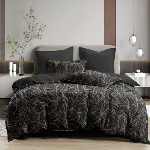 Беверли (черный) комплект постельного белья Евро Макси 2н Sofi De MarkO