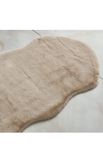 Коврик Плюшевый (беж) 80х120