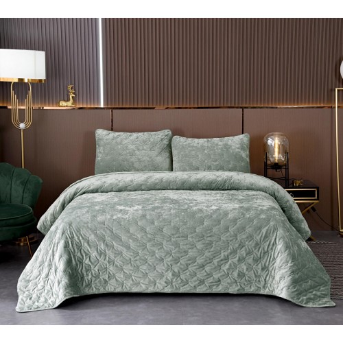 Алира (изумруд) Покрывало 160х220 Sofi De MarkO