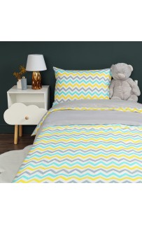 Зигзаг (желтый) КПБ детский Siberia